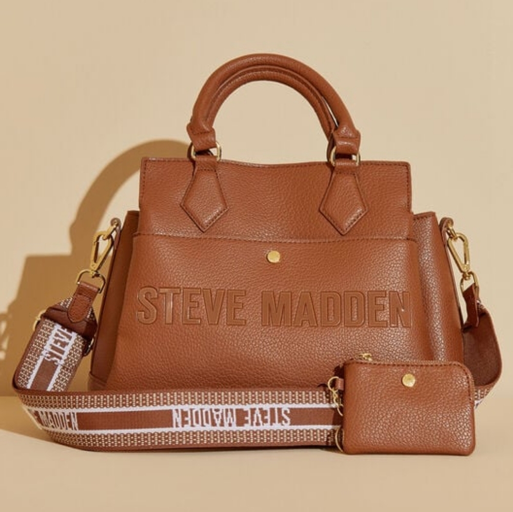 NEW Steve Madden Satchel Handbag - Picture 1 of 4
